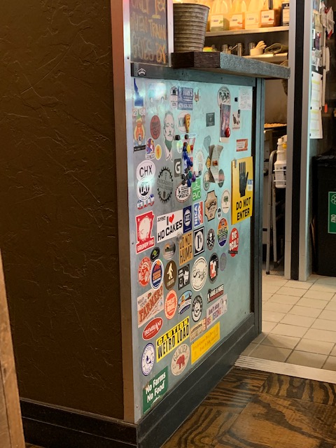 Image of sticker wall