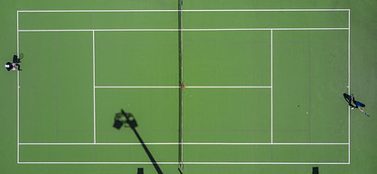 An image of a tennis court layout