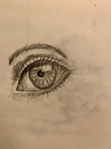 Image of Shirley's eye drawing